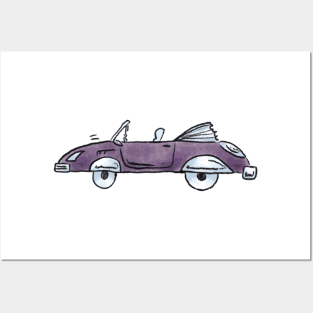 cartoon cars Posters and Art